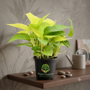 Money Plant Golden with pot