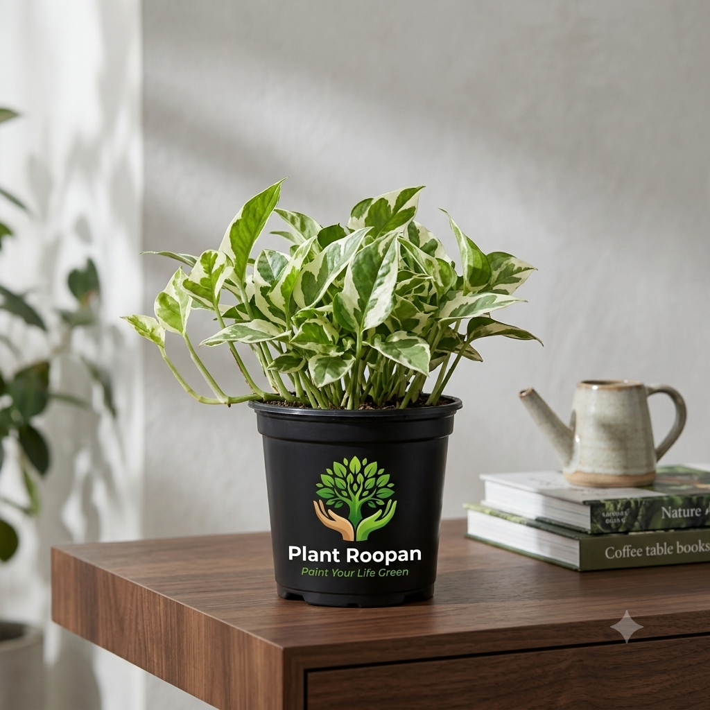 Money Plant marble prince, Scindapsus n joy Plant in 4 inch Pot
