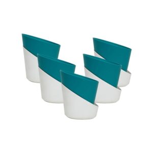 Harshdeep Atlantis Self-Watering Planters (10cm) – 5-Piece Tabletop Set