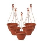 Hangging Bellow Terracotta Set of 5