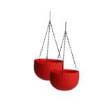 Hanging Carpi Red Set of 2