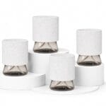 Kyoto White Stone Set of 4