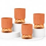 Kyoto Swirl Brown Set of 4