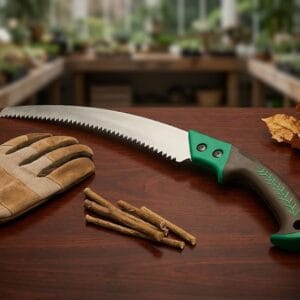 Pyramid Curve Pruning Saw (33 cm) – Professional Double-Edged Branch Management Tool