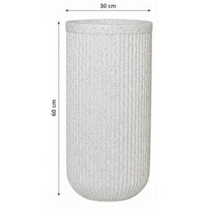Harshdeep Tokyo 60cm Tall Planter – Heavy-Duty Sand Stone Floor Pot