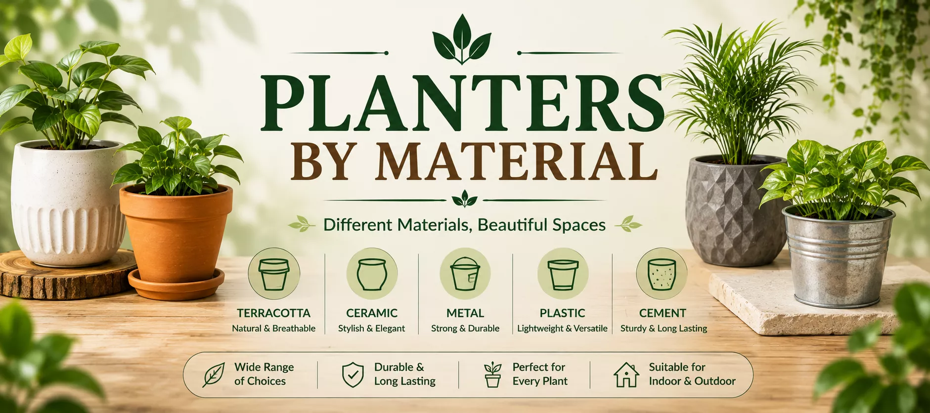 planters-by-material